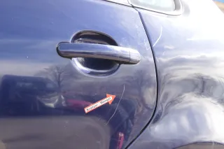 VW Polo 9N 9N3 Tür hinten links 4/5-Türer blau LB5N - ohne Anbauteile - Bild 2