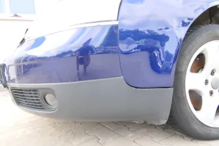 Audi A6 4B Frontstoßstange Stoßstange vorn vorne Stoßfänger blau LZ5K - Bild 3