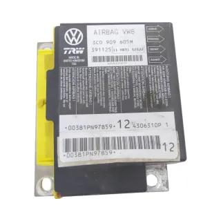 VW Passat 3C Steuergerät Airbag Airbagsteuergerät 3C0909605M 00B - Bild 4