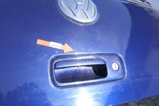 VW Golf 4 Limousine Heckklappe Kofferraumklappe Klappe hinten blau LB5N - Rost - Bild 6