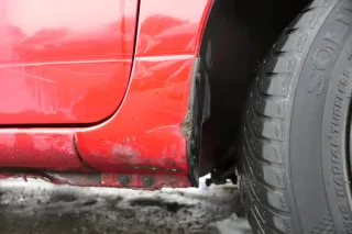 VW Lupo Kotflügel vorne rechts rot LP3G - Bild 5
