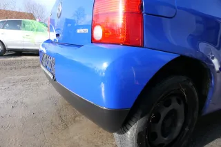 VW Lupo Stoßstange hinten Heckstoßstange Stoßfänger blau LW5Z - Bild 2