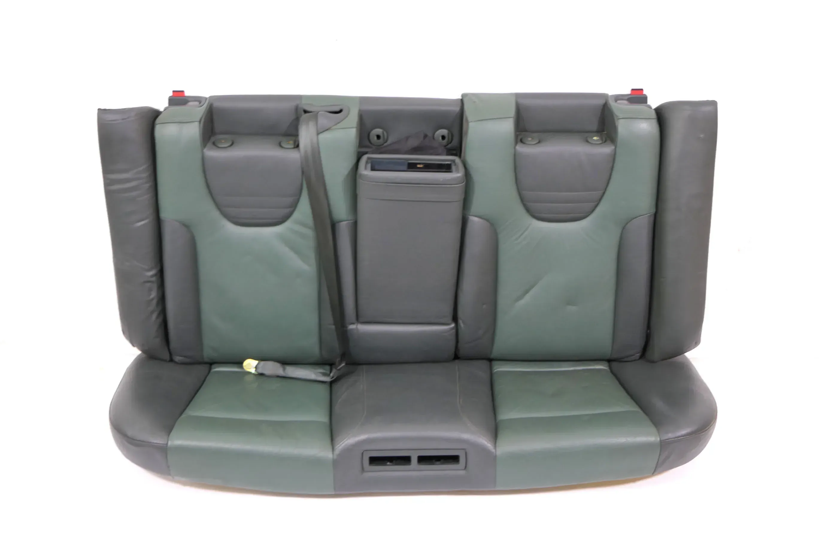 A6 4B Avant Kombi Rückbank Rücksitzbank Sitz Rücksitz 3 Punkt Leder grün Recaro - Bild 1
