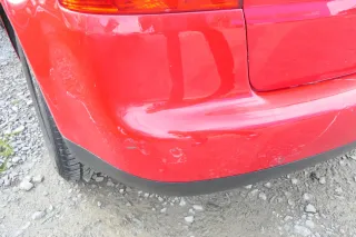 VW Touran 1T Stoßstange hinten Heckstoßstange Stoßfänger rot LY3D - Bild 2