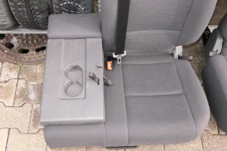 VW Golf 5M Plus Sitz Sitze Rückbank Rücksitzbank Lehne hinten links anthrazit VV - Bild 2