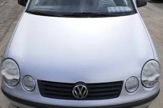 VW Polo 9N Motorhaube Klappe vorne silber grau LA7W reflexsilber bisca.Bj.2004 K - Bild 1