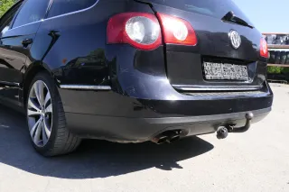 VW Passat 3C Kombi Stoßstange hinten Heckstoßstange Stoßfänger schwarz LC9X blac - Bild 4