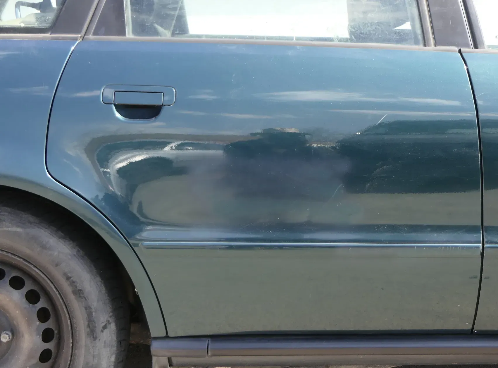 Audi A4 B5 Tür Türblatt hinten rechts grün LZ6U Kombi Limo - Bild 1