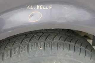 VW Passat 35i 3A Kotflügel vorne rechts blau grau LC5P - Bild 4