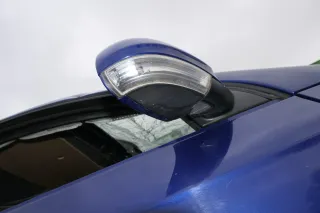 VW Passat 3C elektrischer Spiegel Außenspiegel rechts blau LC5E anklappbar Umfel - Bild 3