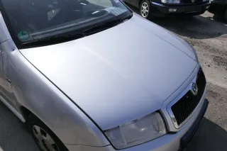 Skoda Fabia 6Y Motorhaube KLappe vorne silber grau LF7T mit Grill - Bild 2