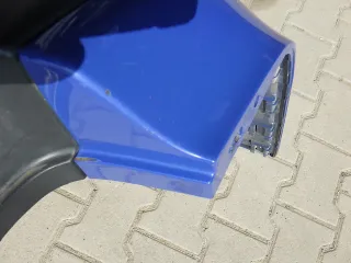 VW Golf 4 Bora Kombi Stoßstange hinten Heckstoßstange Stoßfänger blau LW5Z - Bild 2