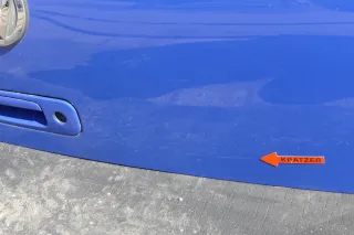 VW Polo 6N2 Heckklappe Klappe hinten Kofferraumklappe blau LA5C - ohne Anbaute - Bild 4