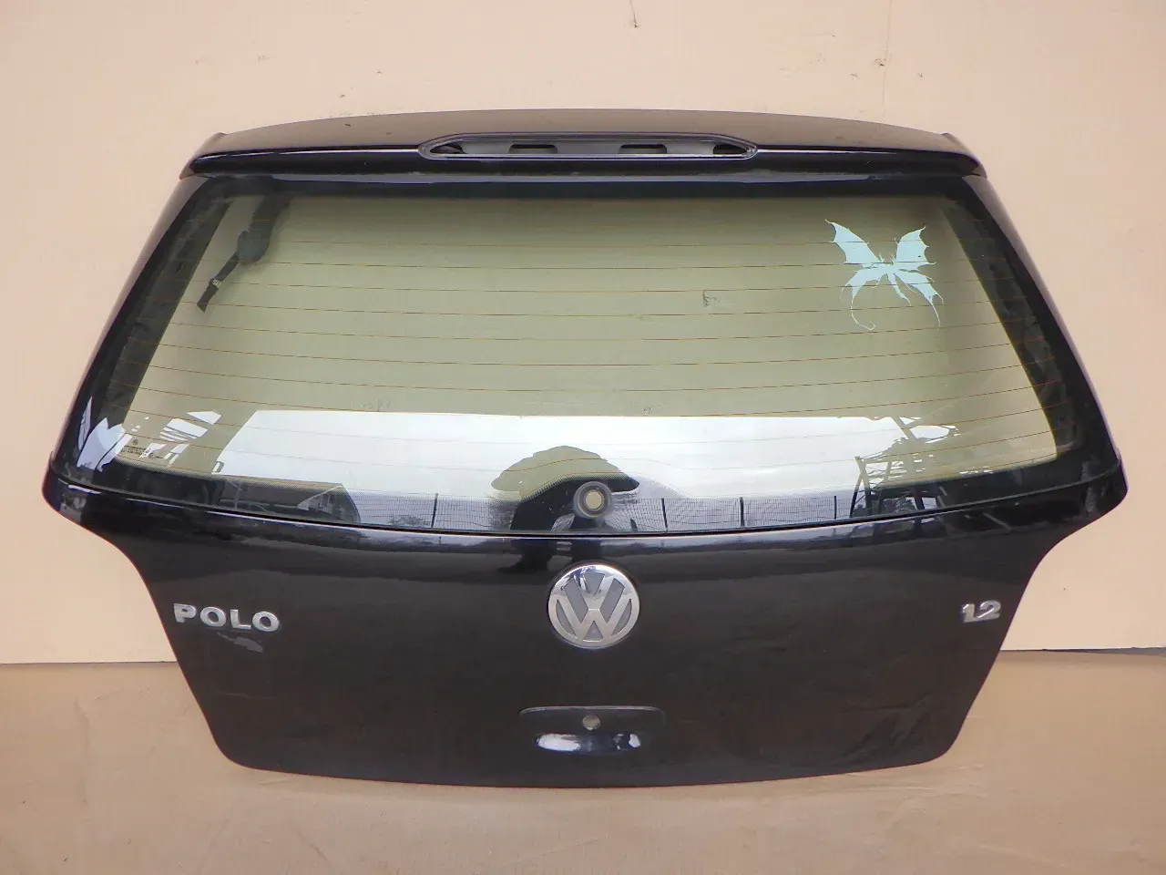 VW Polo 9N3 9N Heckklappe Kofferraumklappe Klappe schwarz L041 uni - Bild 1