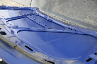 VW Golf 4 Motorhaube Haube Klappe vorne blau LA5C - Bild 2