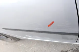 VW Golf 5 V 1K Tür nur Türblatt hinten rechts 4/5-Türer grau silber LA7W reflex - Bild 2
