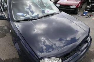 VW Golf 4 Motorhaube Haube Klappe vorne blau LA5G perlblau - Bild 4
