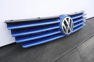 VW Polo 6N2 VW Zeichen Kühlergrill Grill blau LA5M - Bild 2