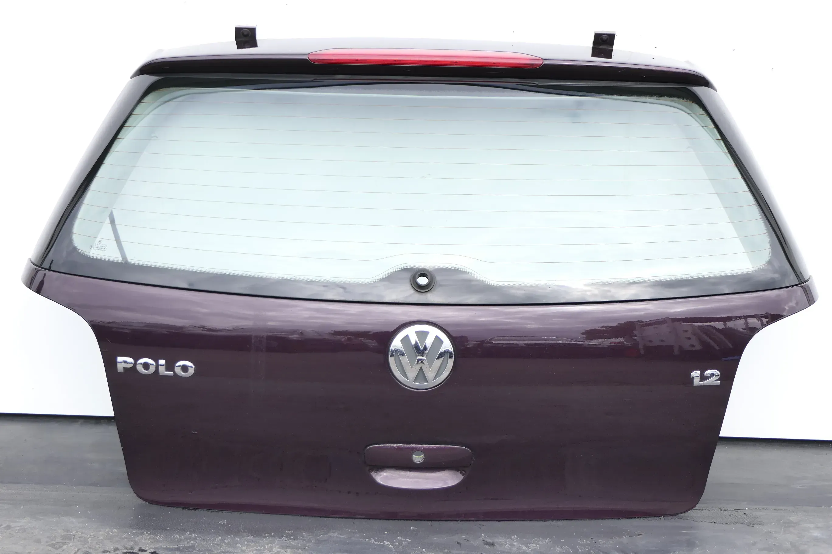 VW Polo 9N Fun Heckklappe Kofferraumklappe Klappe hinten braun rot LC3W - Bild 1