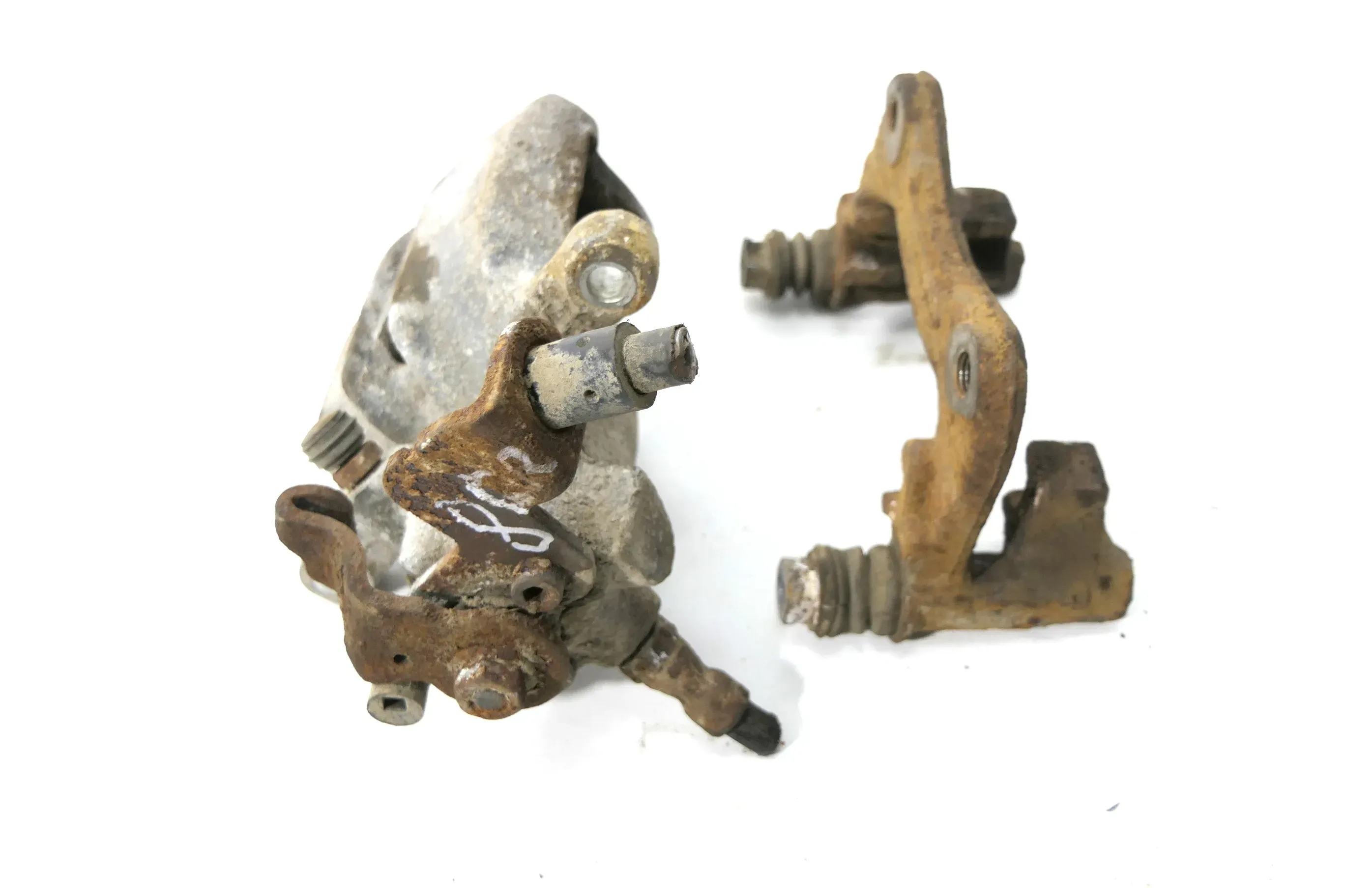 Audi 80 Bremssattel Sattel hinten rechts Feststellbremse Handbremse Bremssattelh - Bild 1