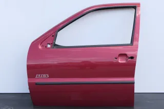 VW Polo 6N 6N2 Tür vorne links Fahrertür wein-rot-braun LC3M 4-Türer - Bild 1