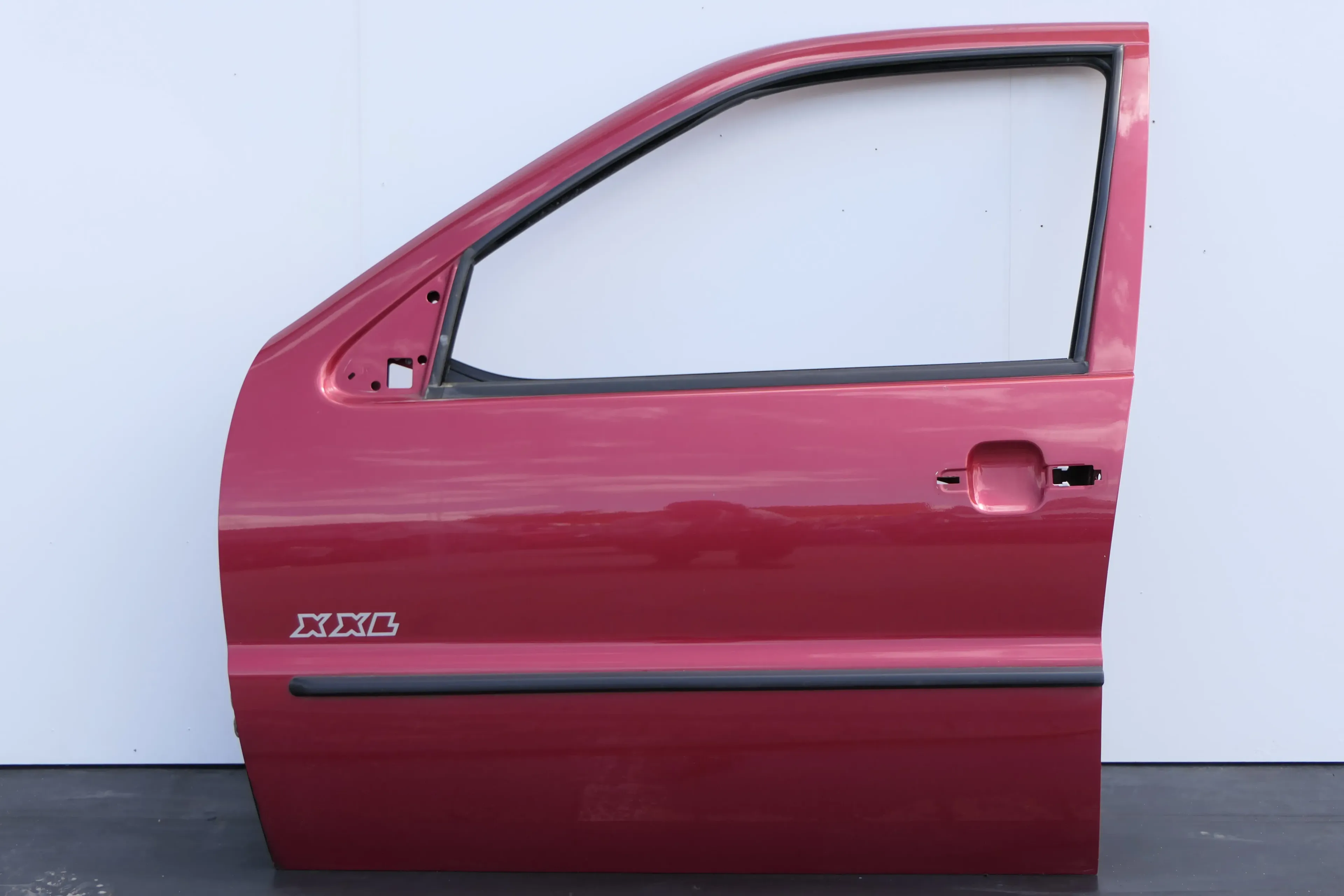 VW Polo 6N 6N2 Tür vorne links Fahrertür wein-rot-braun LC3M 4-Türer - Bild 1