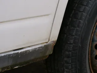 VW T4 Tür vorne rechts weiß R902 Beifahrertür Caravelle 7D0831056C ohneAnbauteil - Bild 11