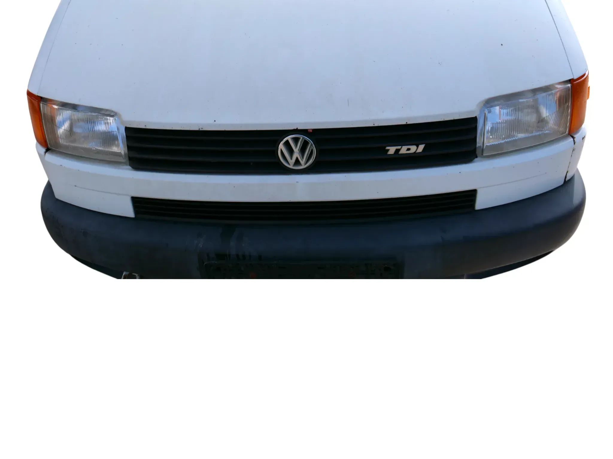 VW T4 kurze Version Grill Kühlergrill VW Zeichen Logo weiß R902 Allstar - Bild 1