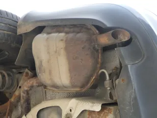 Octavia 1Z Auspuff Endschalldämpfer hinten 1,6  Motor BAG BLP BLF Mittelschal - Bild 1