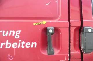 T4 Transporter Tür rechts Schiebetür Multivan Caravelle rot LK3A - Bild 12