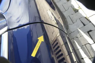 VW Passat 3B 3BG Kombi + Limo Tür vorne rechts Beifahrertür blau LB5N indigoblau - Bild 3