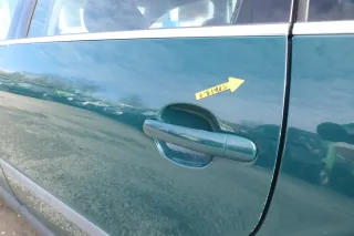 VW Passat 3B 3BG Kombi Variant Tür hinten links grün LB6G ohneAnbauteile - Bild 6