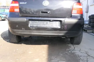 VW Golf 4 Limousine Stoßstange hinten Heckstoßstange Stoßfänger schwarz LC9Z - Bild 1