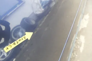 Audi A6 4B C5 Tür Türblatt hinten rechts blau LZ5T - Bild 5