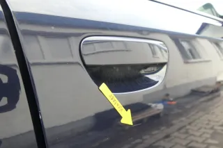 A4 B6 8E nur Türblatt Tür vorne rechts Beifahrertür blau lila LY5K Kombi+Limo - Bild 5