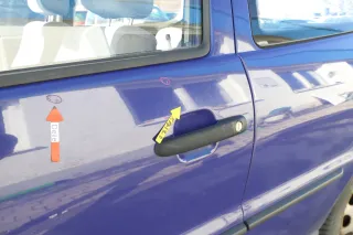 VW Polo 6N 6N2 Tür vorne links Fahrertür 2/3-Türer blau LD5D - Bild 6