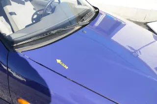 VW Polo 6N Motorhaube Frontklappe Haube vorne Klappe blau LD5D - Bild 10