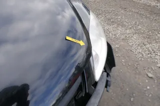 VW Fox 5Z Motorhaube Klappe vorn vorne schwarz L041 uni Haube - Bild 9