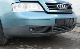Audi A6 4B Frontstoßstange Stoßstange vorn vorne Stoßfänger grün blau LX6V jaspi - Bild 2
