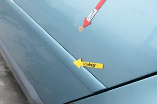 Audi A6 4B C5 Tür Türblatt hinten links  grün blau LX6V jaspisgrün nur Türblatt - Bild 6
