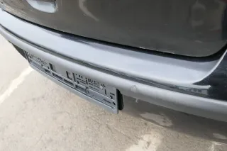 VW Polo 9N 9N3 Stoßstange hinten Heckstoßstange Stoßfänger schwarz L041 - Bild 7