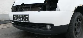 VW Lupo 6x Stoßstange vorne Frontstoßstange Stoßfänger weiß LB9A - Bild 2