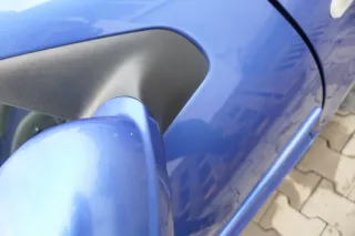 Golf 4 Bora elektrischer Spiegel vorne rechts Außenspiegel blau LW5Y Glas - Bild 3