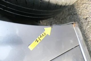 VW Touran 1T Kotflügel vorne rechts grau LD7X ca.2003-2006 platinumgrey 165553 - Bild 5
