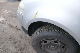 VW Fox Kotflügel vorne links silber LA7W - Bild 5