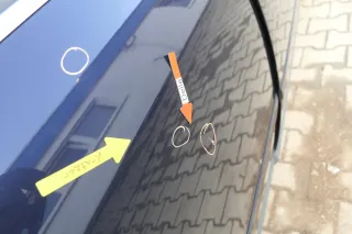 Audi A6 4B C5 Tür Türblatt hinten rechts blau LZ5L - Bild 3