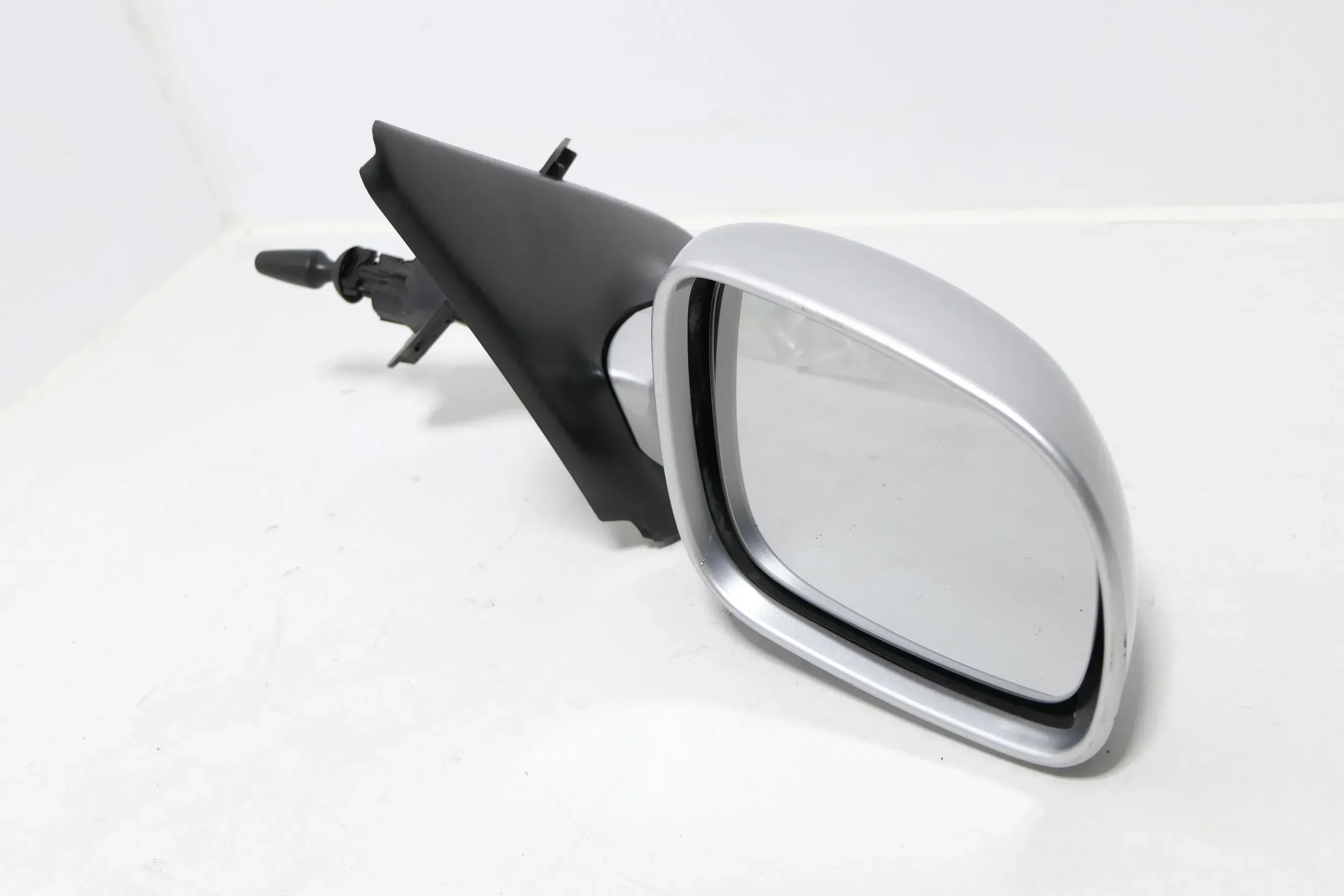 Seat Leon 1M manueller Spiegel Außenspiegel rechts mit Glas silber grau LS5N - Bild 1
