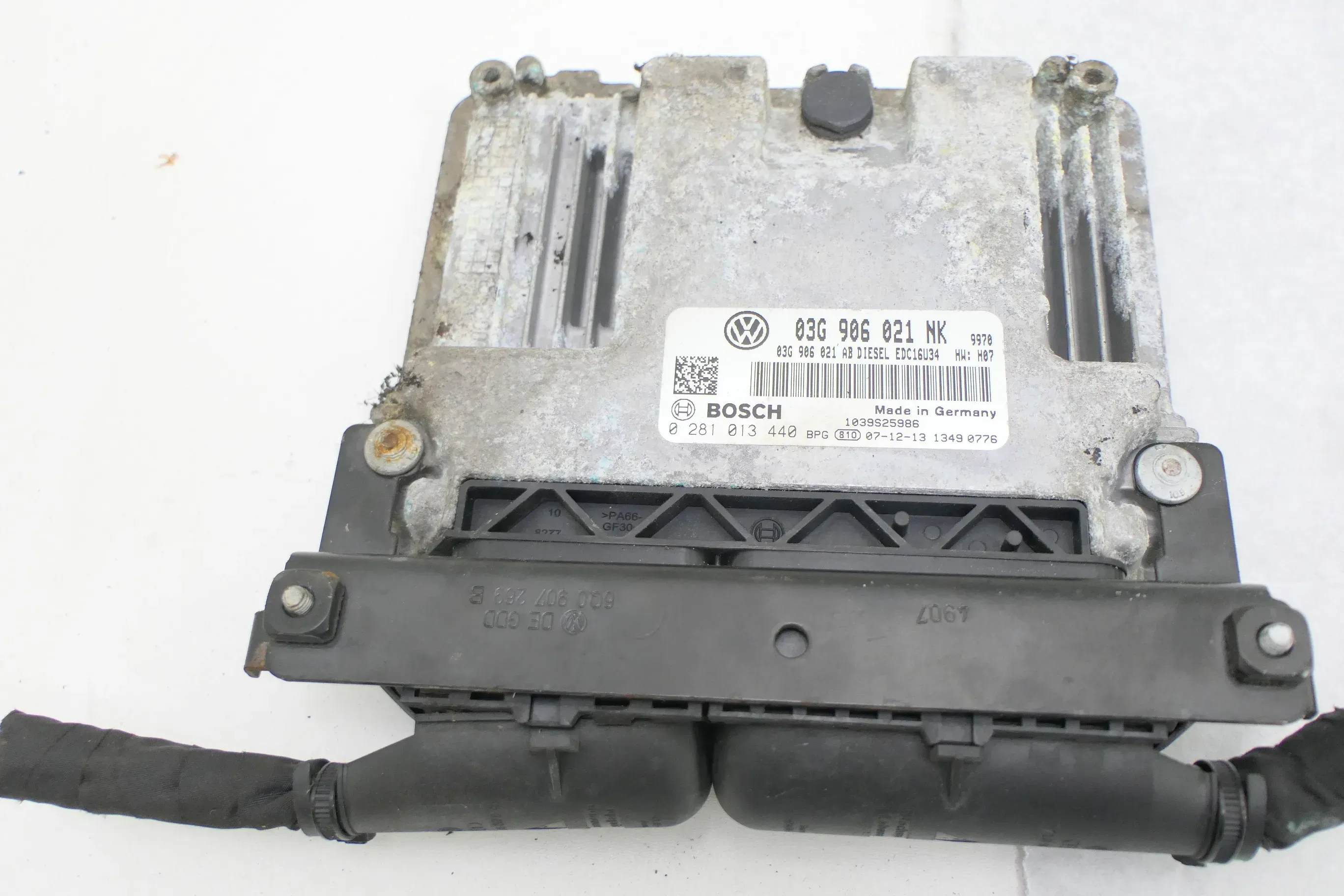 VW Passat 3C Steuergerät 2,0l 103kw 140PS BMP Motor 03G906021NK - Bild 1