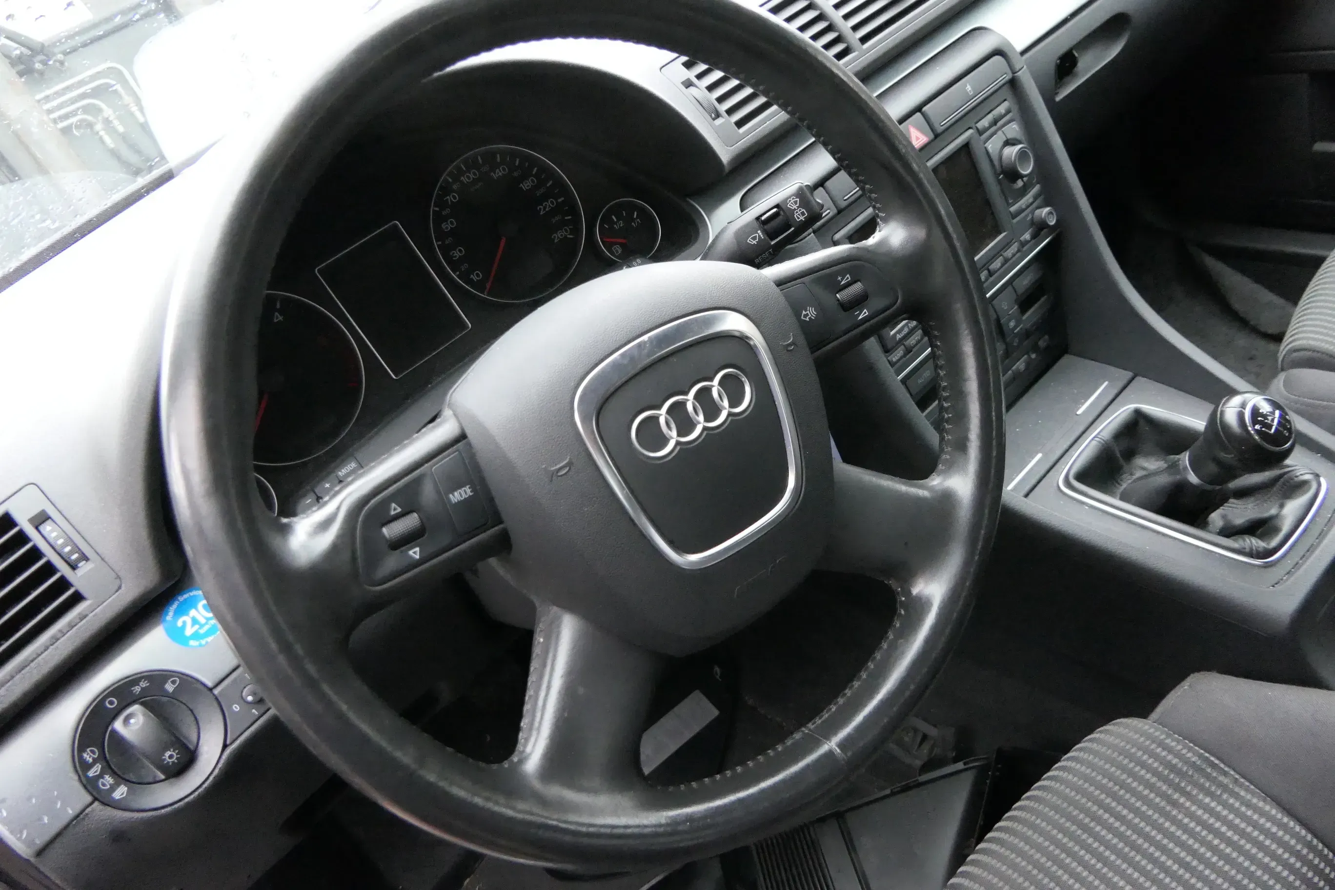 Audi A6 4F A4 8K Lederlenkrad Leder 4 Speichen Multifunktions - Bild 1