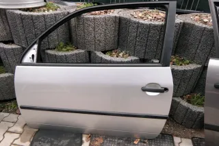 VW Lupo Seat Arosa Tür vorne links Fahrertür silber LS5N ohne Anbauteile (mechan - Bild 1